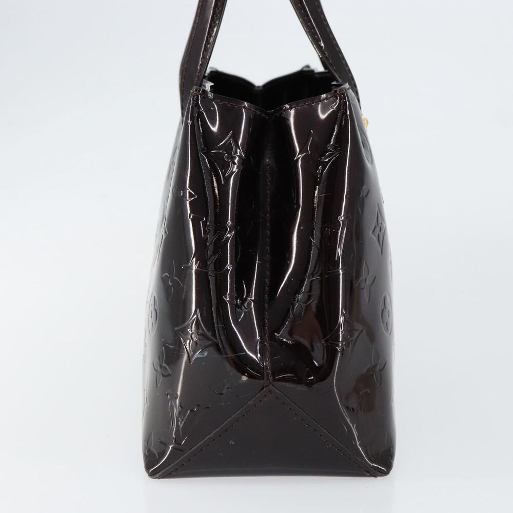 LOUIS VUITTON Monogram Vernis Wilshire PM Hand Bag Amarante M93641 Auth gh1345 - Picture 3 of 16
